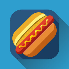 hot dog vector illustration