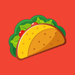 vector illustration of a cheese
