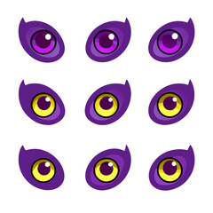 Set of Eye icons