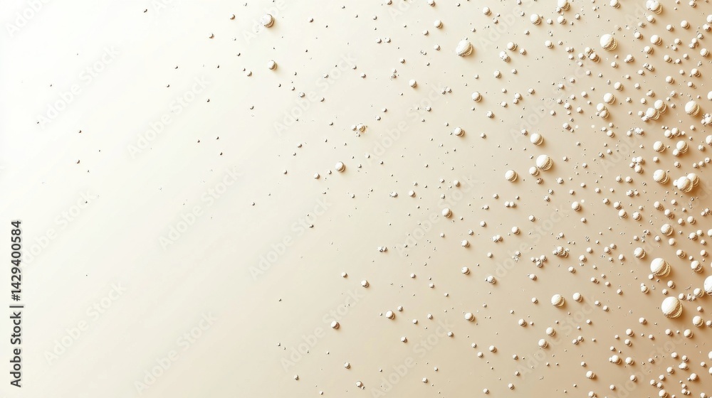 Poster abstract background with soft ecru tones dotted design and eggshell paper texture