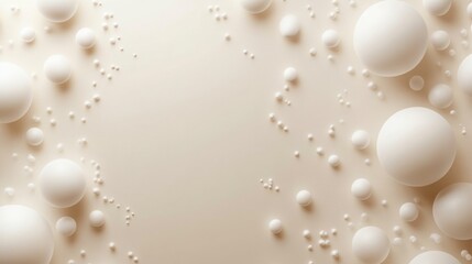 abstract background with soft ecru tones dotted design and eggshell paper texture