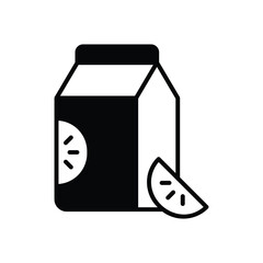Juice icon vector stock illustration