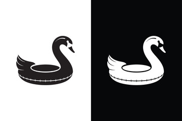 SwimRing icon vector on White Background ,Vector Art Illustration on white background.