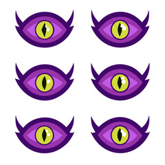 Set of Eye icons