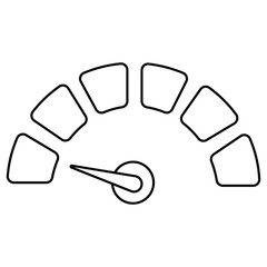 Low Speed Icon Vector Design.