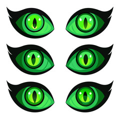 Set of Eye icons