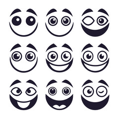 Set of Eye icons