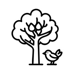 vector illustration of a tree