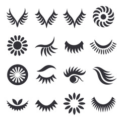 Set of Eye icons