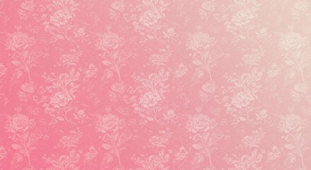 Delicate Pink Floral Pattern Background Texture Vintage Style Damask Wallpaper Design