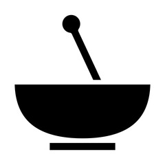 Mortar and Pestle Glyph icons
