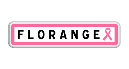 Juvignac, Hérault, Occitanie, panneau, sortie, ville, commune, signalisation, Octobre Rose, ruban rose, sensibilization, cancer du sein, santé, prévention, dépistage, mobilization, engagement, collect