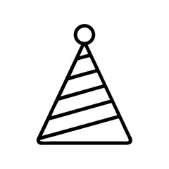 Find the perfect party hat vector image for your next celebration or birthday event design needs