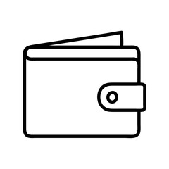 Wallet icon vector illustration of money wallet cash wallet for finance and business icon logo