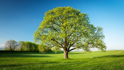 Obraz premium large tree during the late spring season