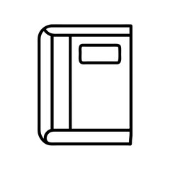 Book illustration vector graphic for education reading learning and library resources design element