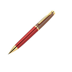 Elegant Writing Instrument, Polished Chrome Finish. Classic Style Pen, Smooth Design, Ideal For Signatures. Precision Craftsmanship On White Background. Perfect For Business.