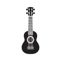 Island Strings: A Charming Collection of Ukulele Vector Silhouettes Showcasing the Lighthearted Spirit, Iconic Shape, and Joyful Sound of This Beloved Four-String Instrument.