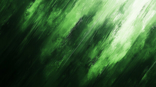 Green abstract background with geometric scratches and textured lines evokes energy motion and modernity a sleek grunge pattern with shiny dark green hues for dynamic and edgy visual themes


