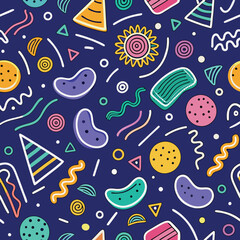 Naklejka premium Vibrant Abstract Pattern