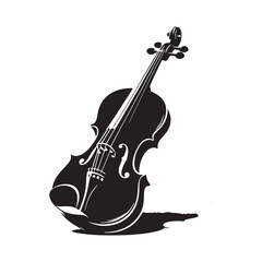Strings of Mastery: A Captivating Collection of Violin Vector Silhouettes Celebrating the Timeless Elegance, Rich Sound, and Musical Power of This Iconic String Instrument.