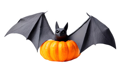 halloween pumpkin on white background