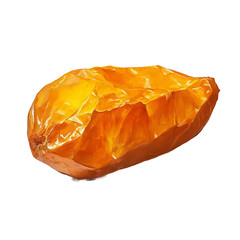 bright pure sweet potato with clean background
