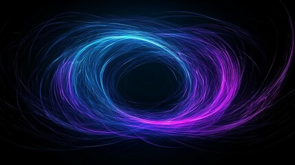 Vibrant swirling vortex abstract background digital art