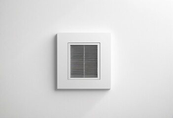 Macro of air vent design in wall corner