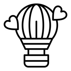 Hot Air Balloon Icon