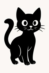 Obraz premium cat Silhouette Art