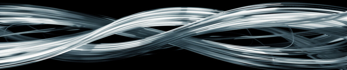 Abstract Monochrome Curved Design Background