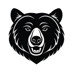 Obraz premium Bear Head Illustration