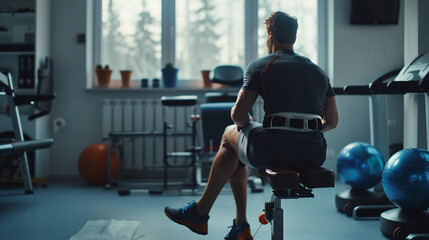 Professional Athlete Working on ACL Recovery