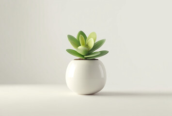 小さくて可愛いミニ植木鉢が癒しの空間を作る generative ai