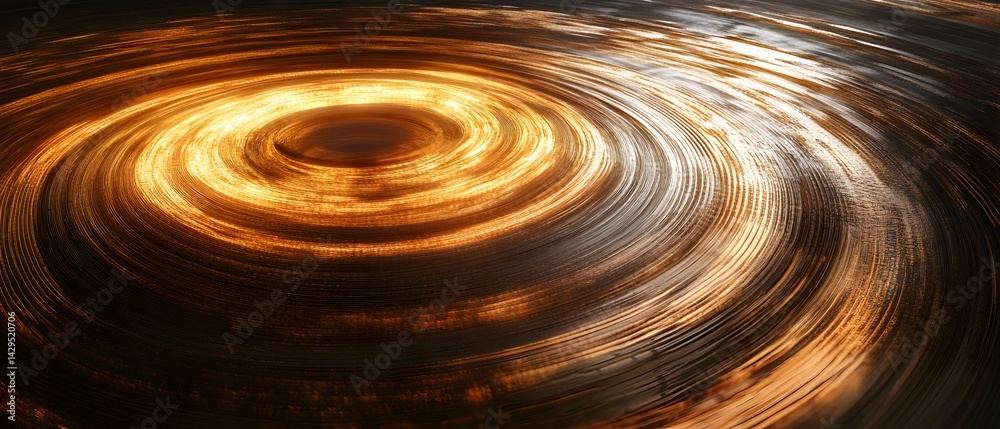 Poster an abstract visualization depicting swirling patterns and glowing elements, representing the dynamic