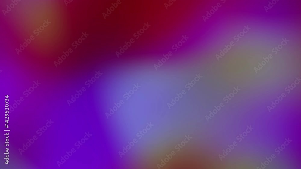 Poster Colourful digital gradient background animation in 4k. Loop purple gradient background