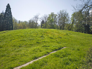Panorama of South Park in city of Sofia, Bulgaria
