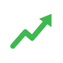 green arrow graph Uptrend Arrow 