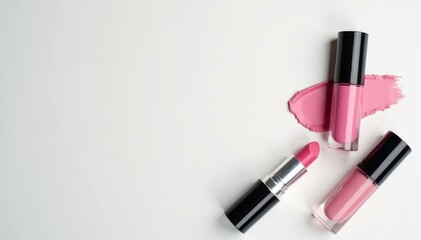 Smooth, pristine white surface ideal for showcasing cosmetics, blank, surface