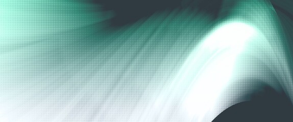 Obraz premium abstract glowing green and grey wave with halftone texture 