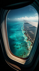 Fototapeta premium inside an airplane