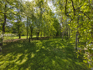 Obraz premium Panorama of South Park in city of Sofia, Bulgaria
