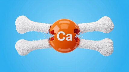 Calcium Deficiency and Bone Fragility Concept
