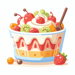 food, dessert, sweet, trifle, biscuit, cake, cream, delicious, glass, homemade, whipped, gourmet, mousse, recipe, layered, pudding, portion, white, summer, berry, tasty, parfait, fresh, fruit, backgro