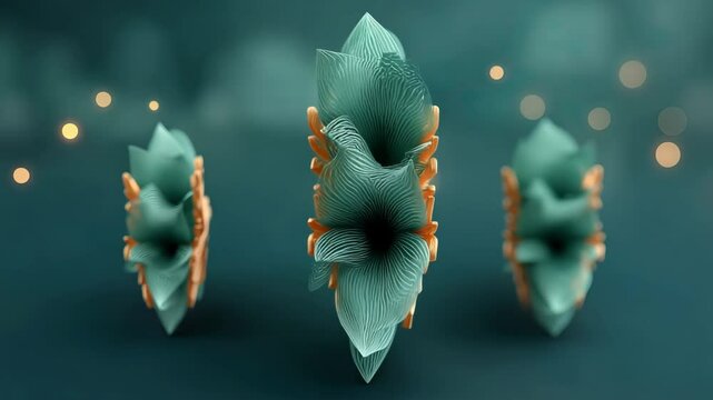 Seasonal glow expressed through abstract Christmas movement, holiday warmth in abstract Christmas visual loop, abstract Christmas video with golden snowflake animation