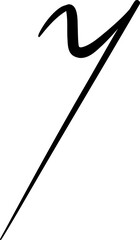 Artistic Hand Drawn Spiral Element