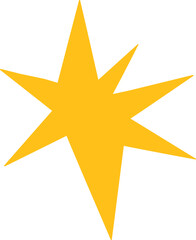 Off-centered dynamic star shape