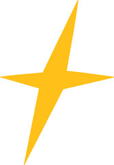 Versatile sharp star for design projects