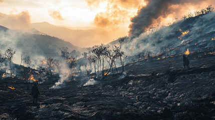 Fire and Ash: The Devastating Aftermath of a Volcano's Eruption